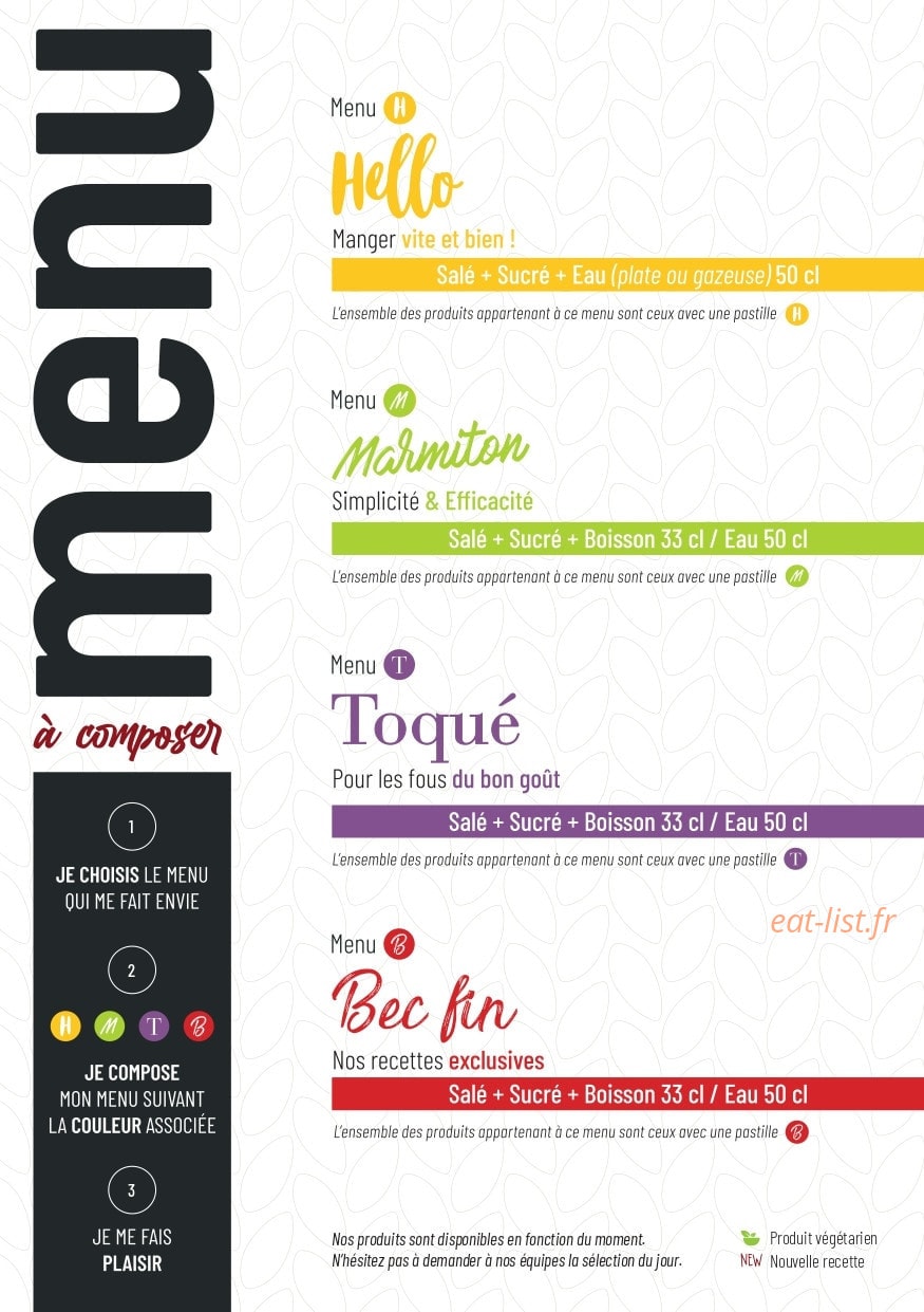 L'atelier Papilles — carte page 2