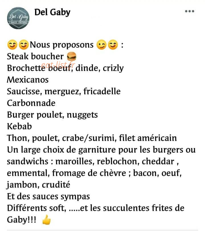 Del Gaby — carte page 1
