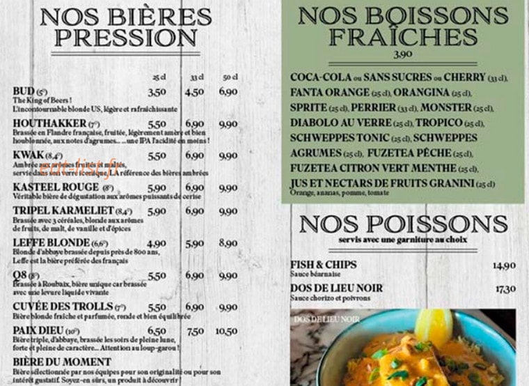 Beers & Co — carte page 7