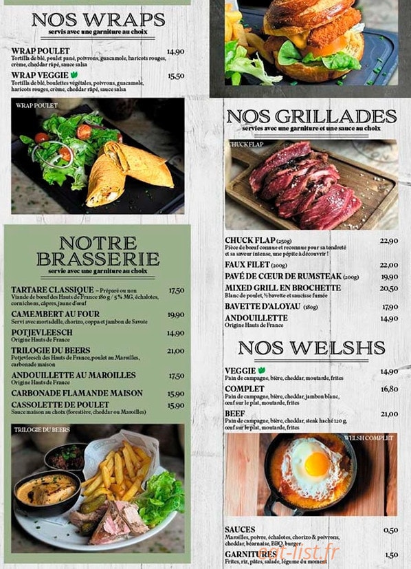 Beers & Co — carte page 2