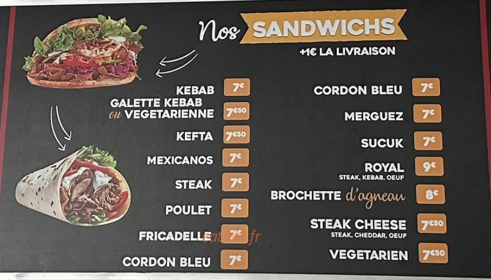 Kebab Constantinople — carte page 2