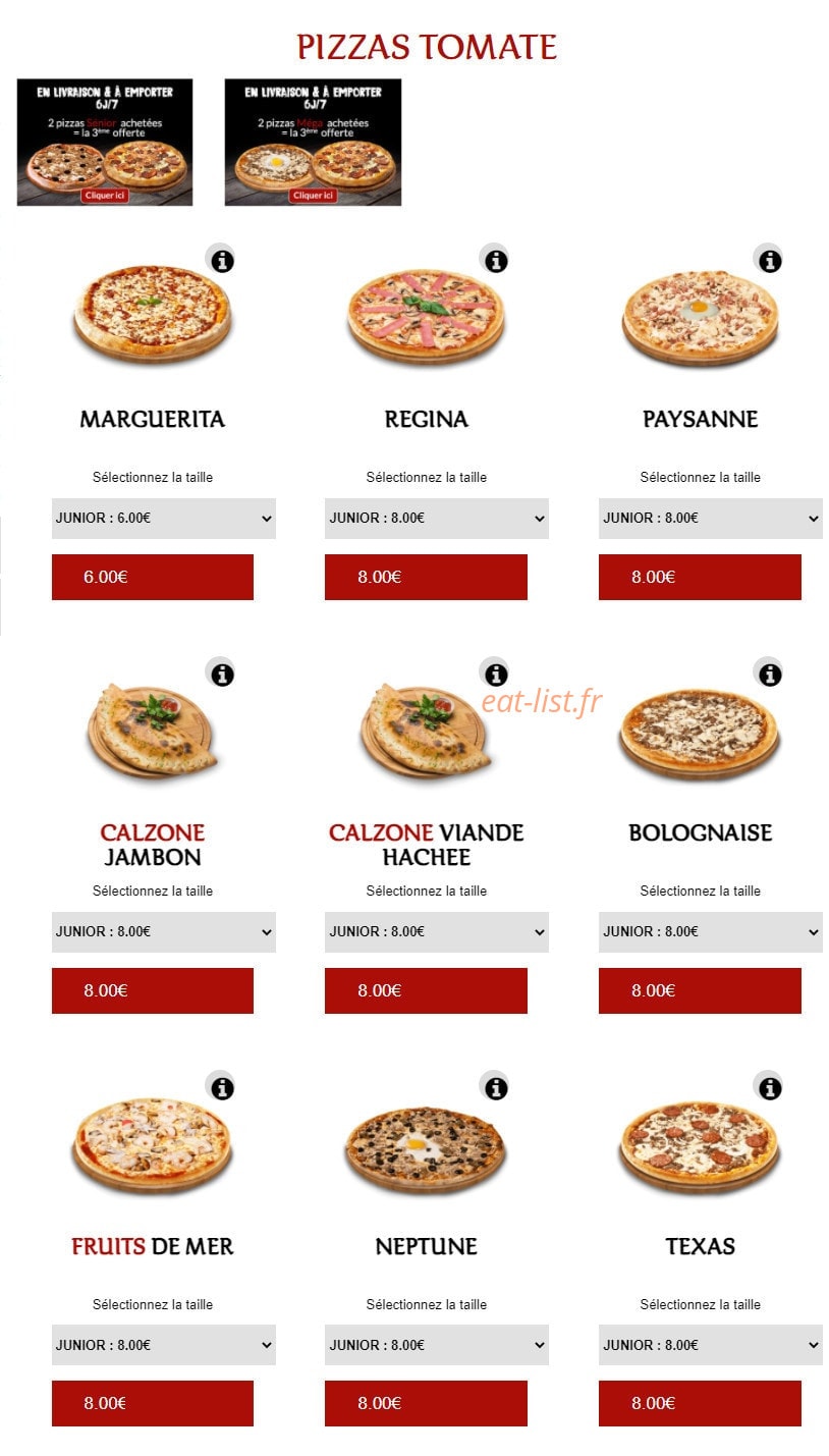 Mario.pizza — carte page 2