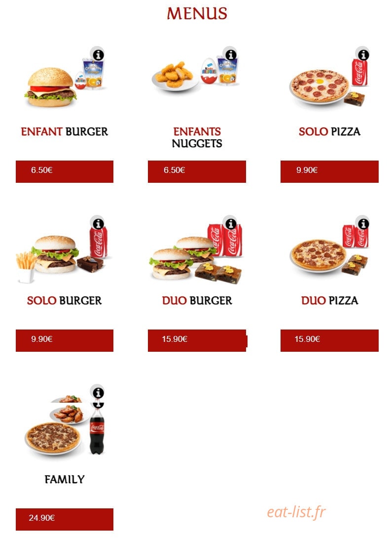 Mario.pizza — carte page 1