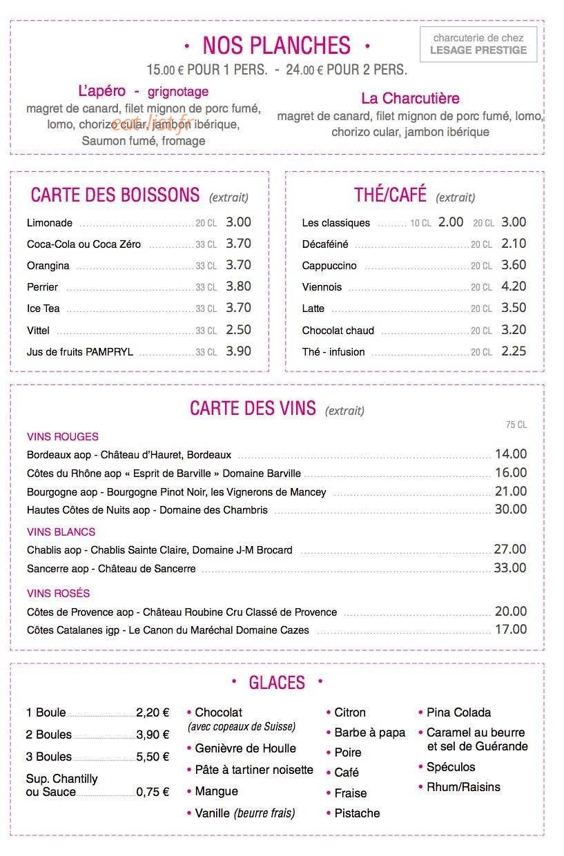 R de Saveurs — carte page 3