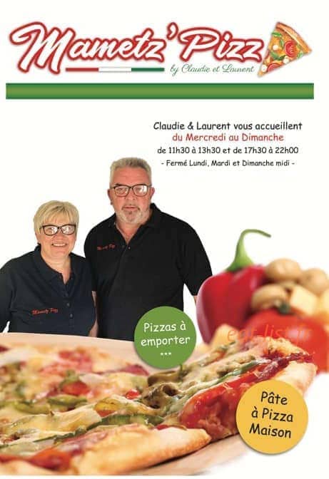 Mametz’Pizz — carte page 1