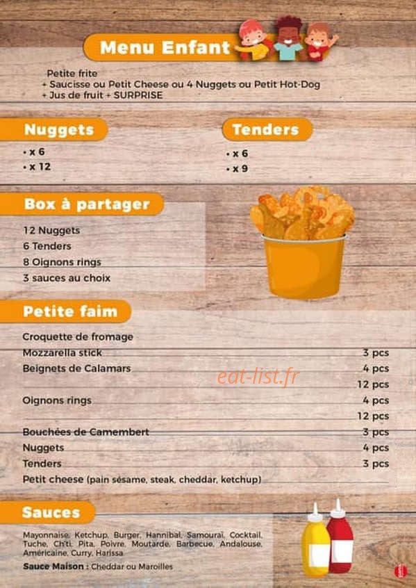 Road food — carte page 4