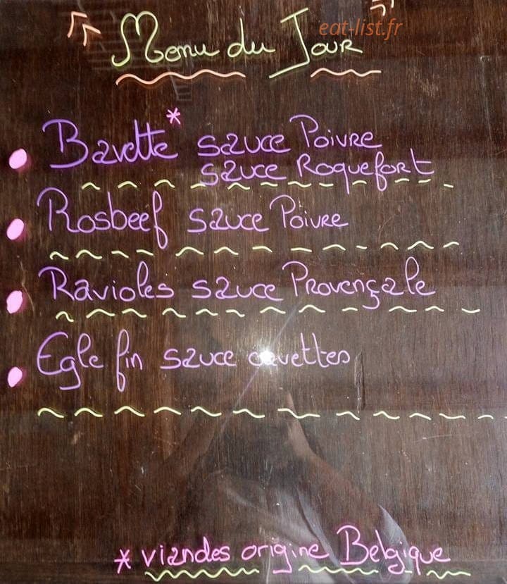 L' Escale — carte page 2