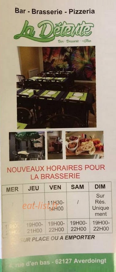 La Détente — carte page 1