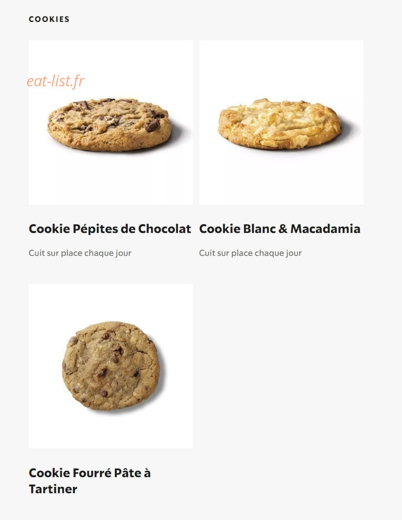 Starbucks Coffee — carte page 4