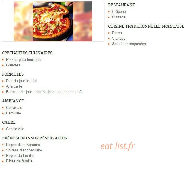 La Ternesienne — carte page 1