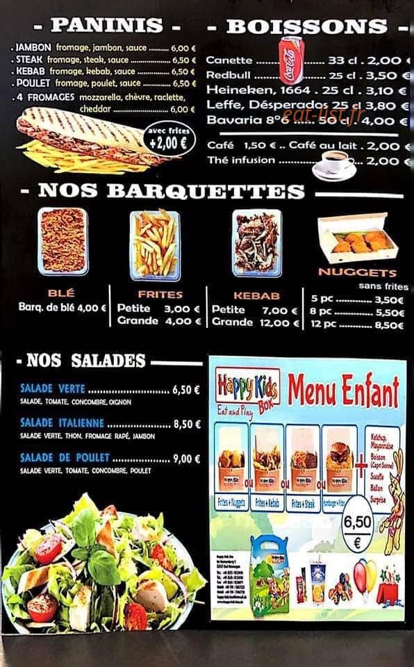 Restaurant EFES — carte page 4