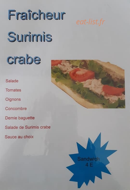 La Barque à Frites — carte page 3