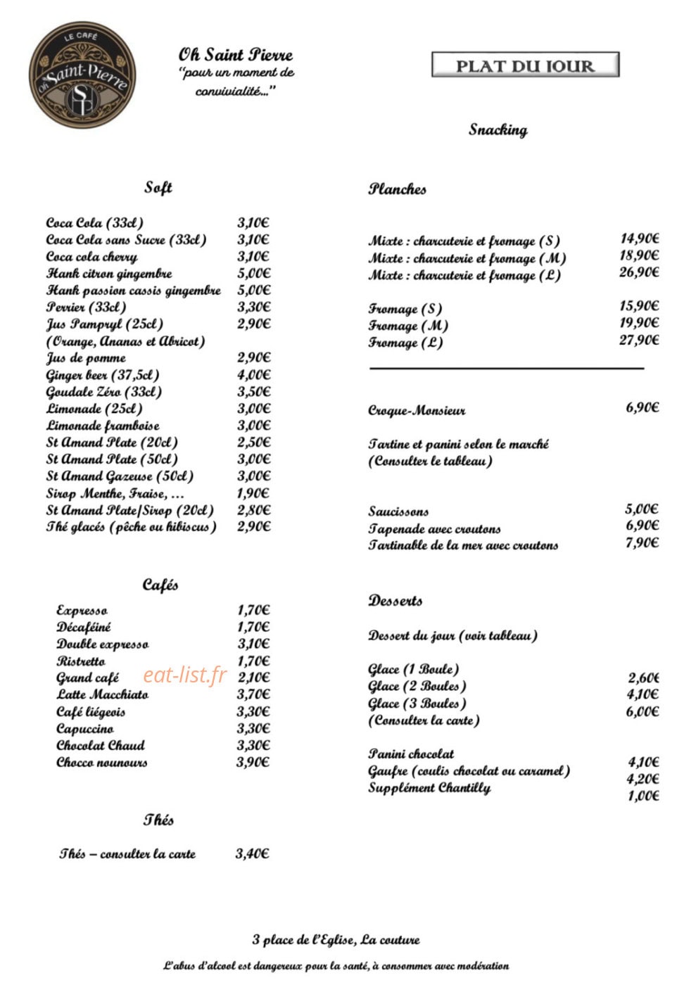 Oh Saint Pierre — carte page 2
