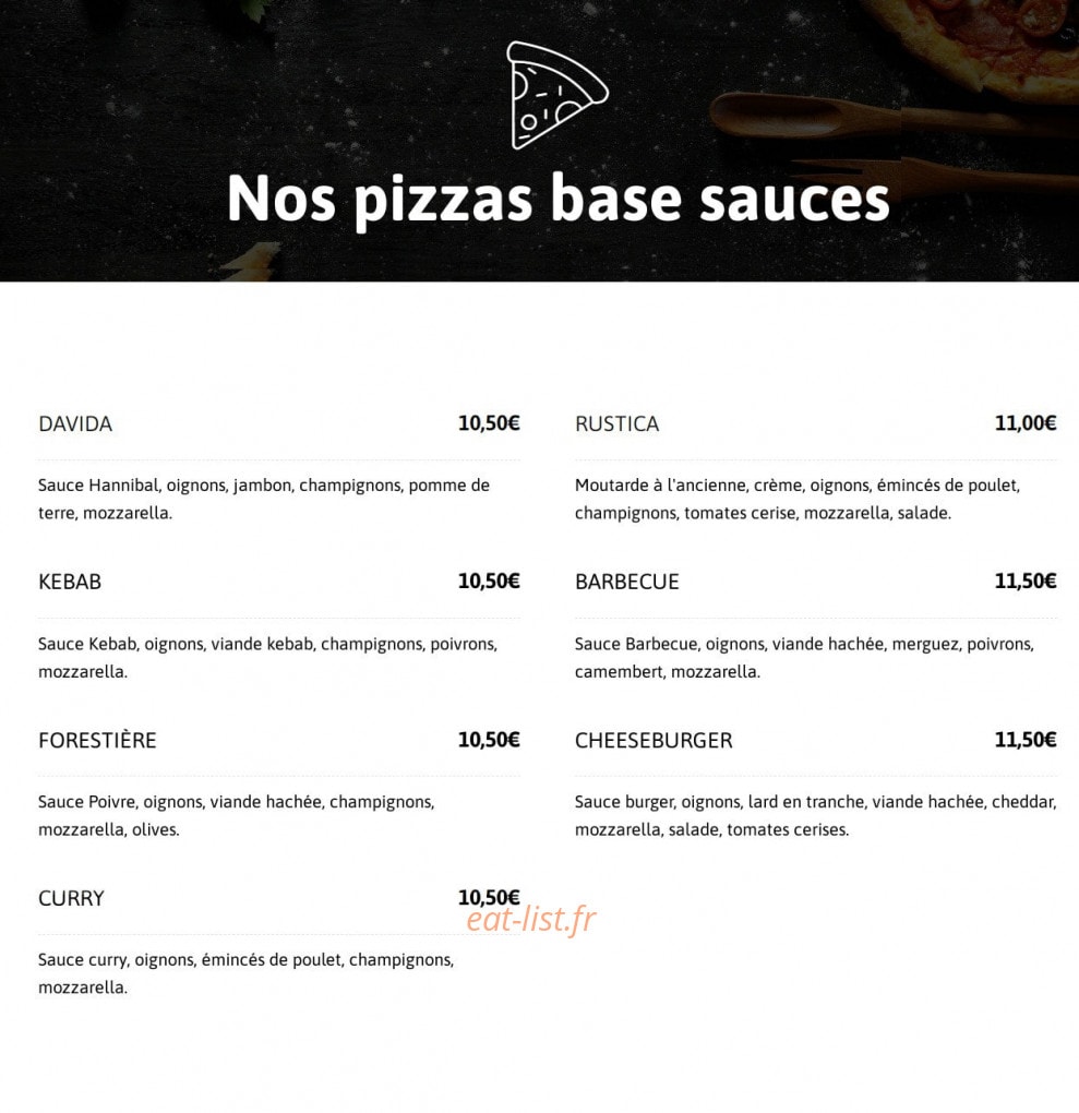 La Pizza de la Nonna — carte page 4