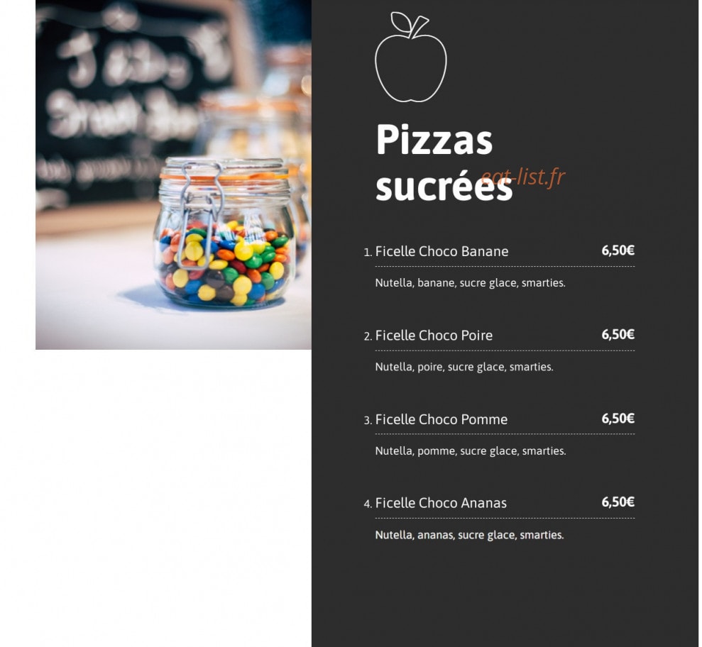 La Pizza de la Nonna — carte page 6