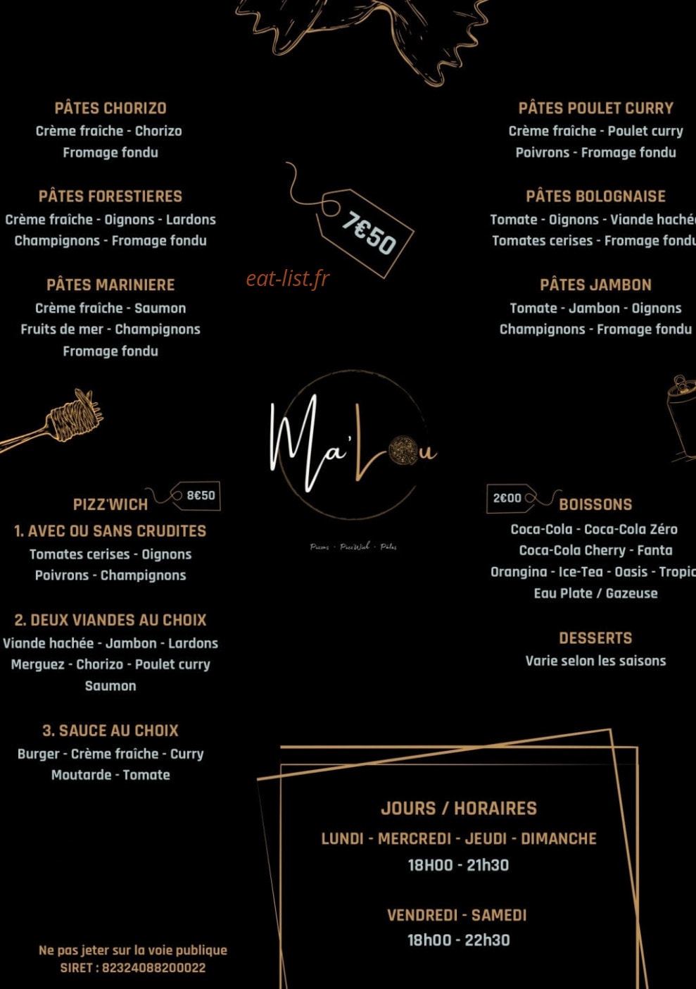Ma'Lou — carte page 2
