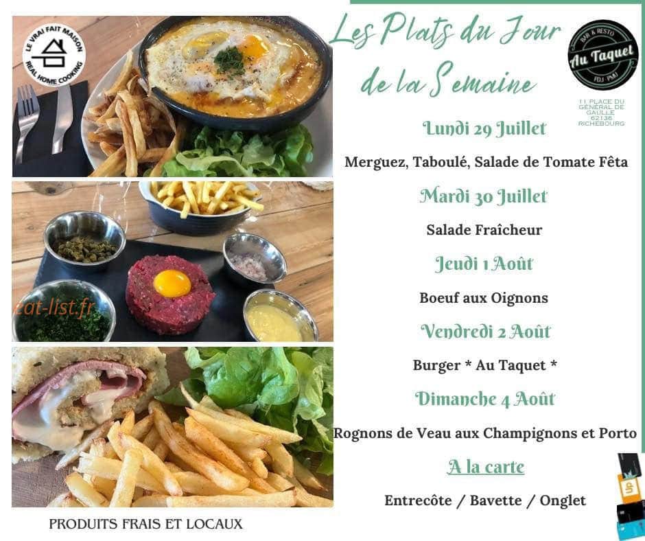 Au Taquet — carte page 1