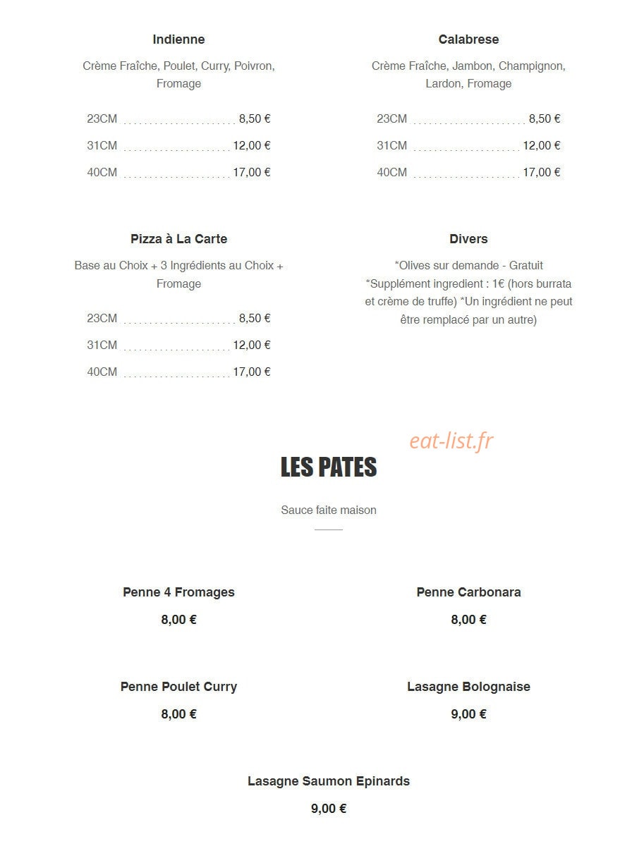 Pizz'Eli — carte page 6