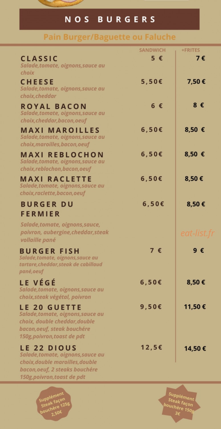 O Snackeur — carte page 1