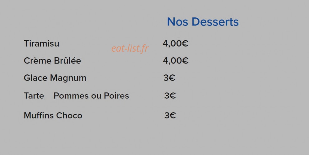 O Snackeur — carte page 6