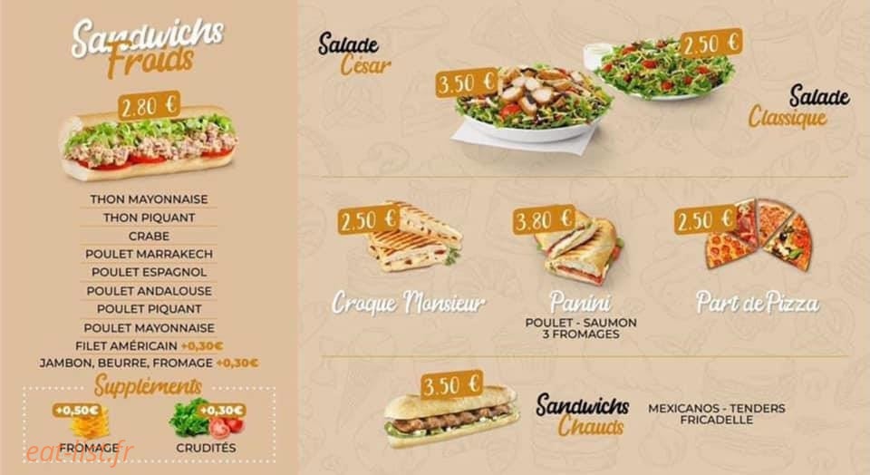Point Gourmand — carte page 1