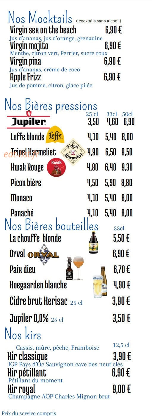 Ch’ti Resto — carte page 5