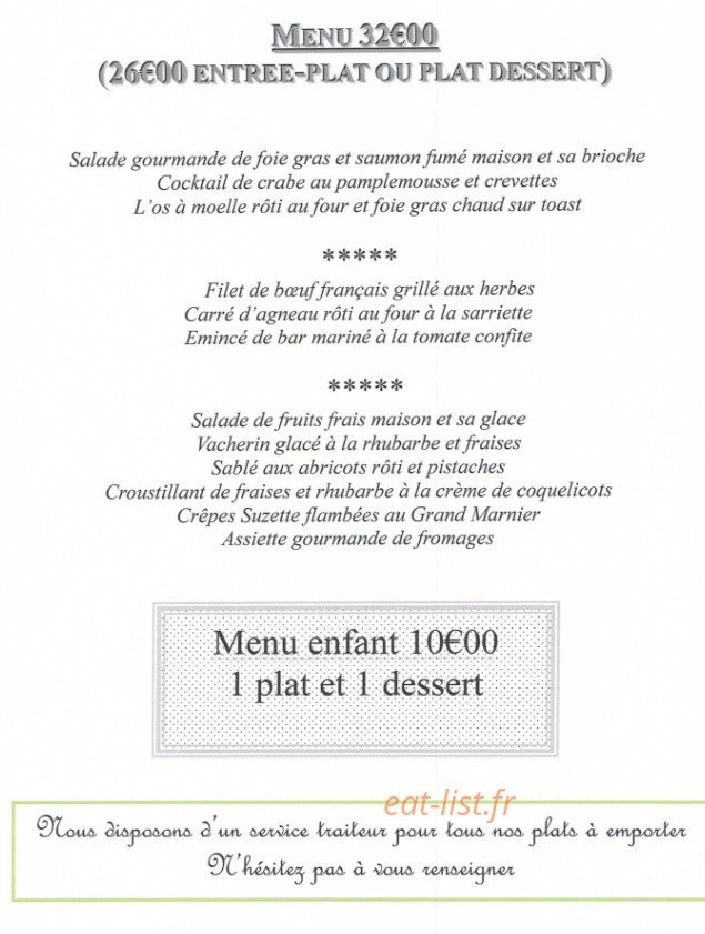 La Bretèche — carte page 2