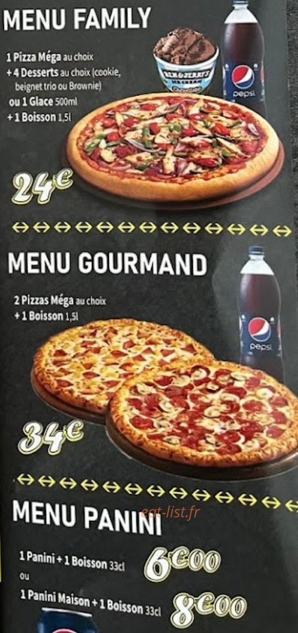 Pizza Crousty — carte page 4