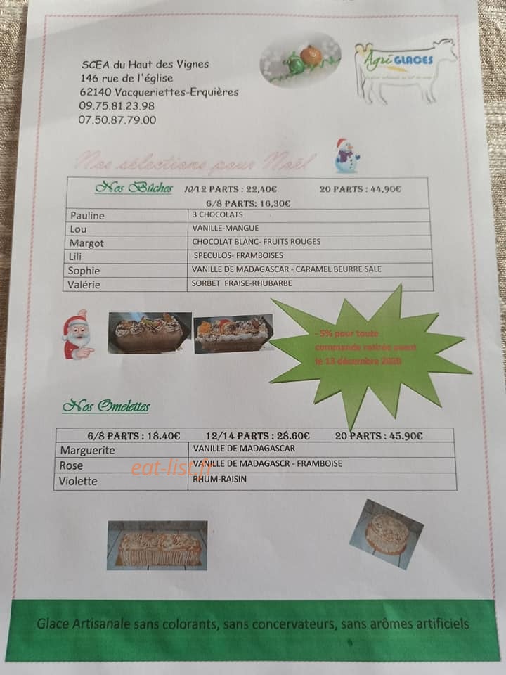 Agri glaces — carte page 1