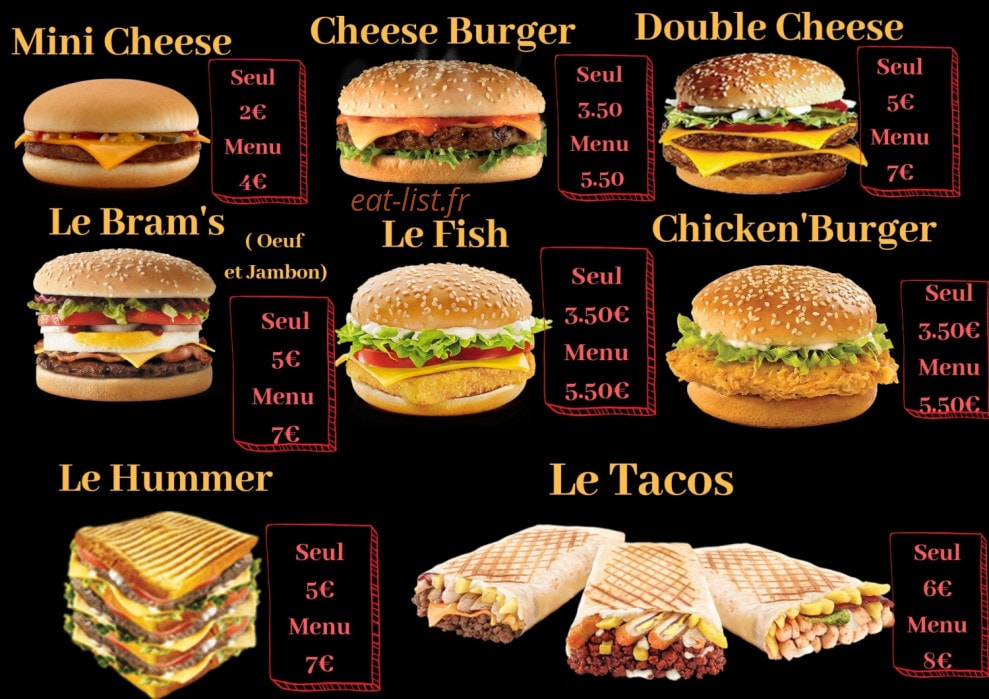 Chic'n Food — carte page 2