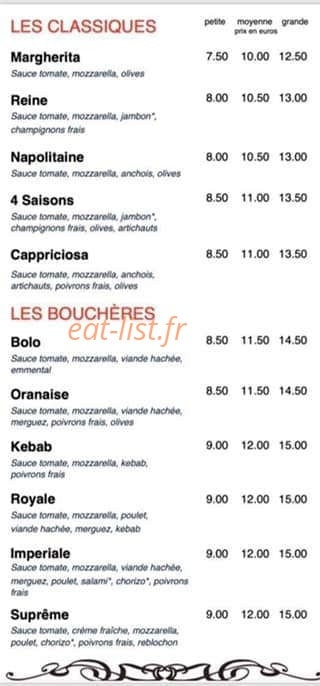 Pizza Del Pi — carte page 2
