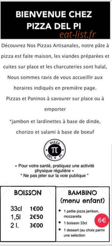 Pizza Del Pi — carte page 6