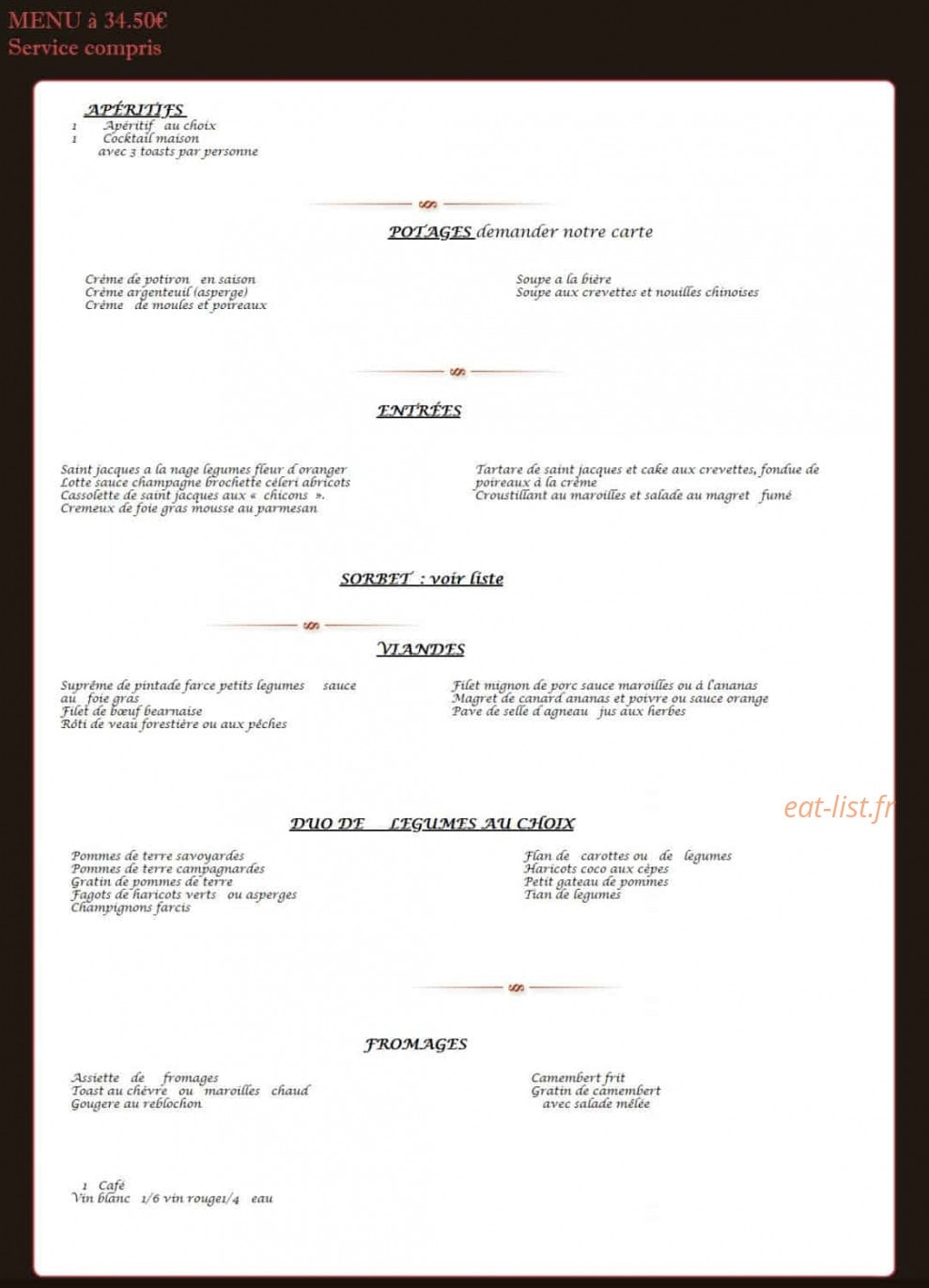 La Campésina — carte page 5