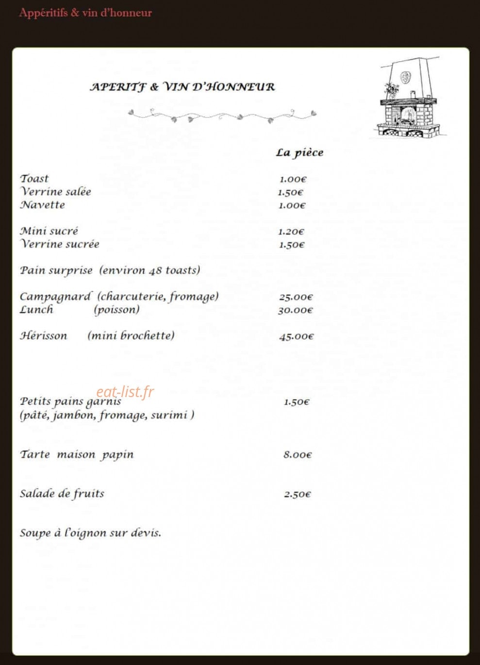 La Campésina — carte page 9
