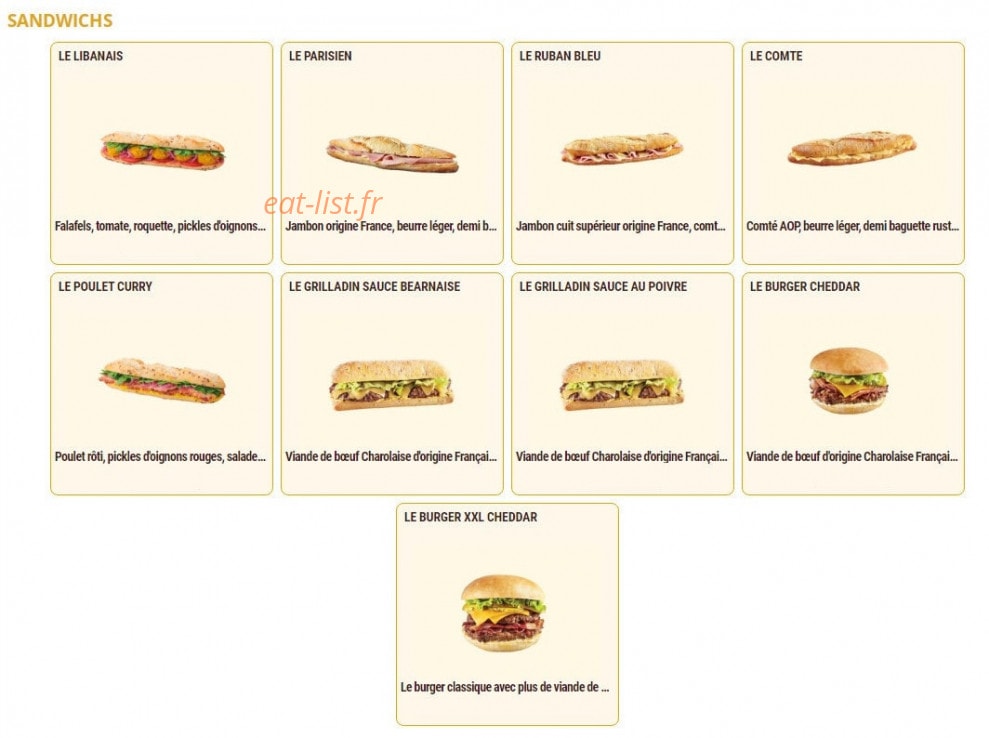 Pomme de Pain — carte page 1