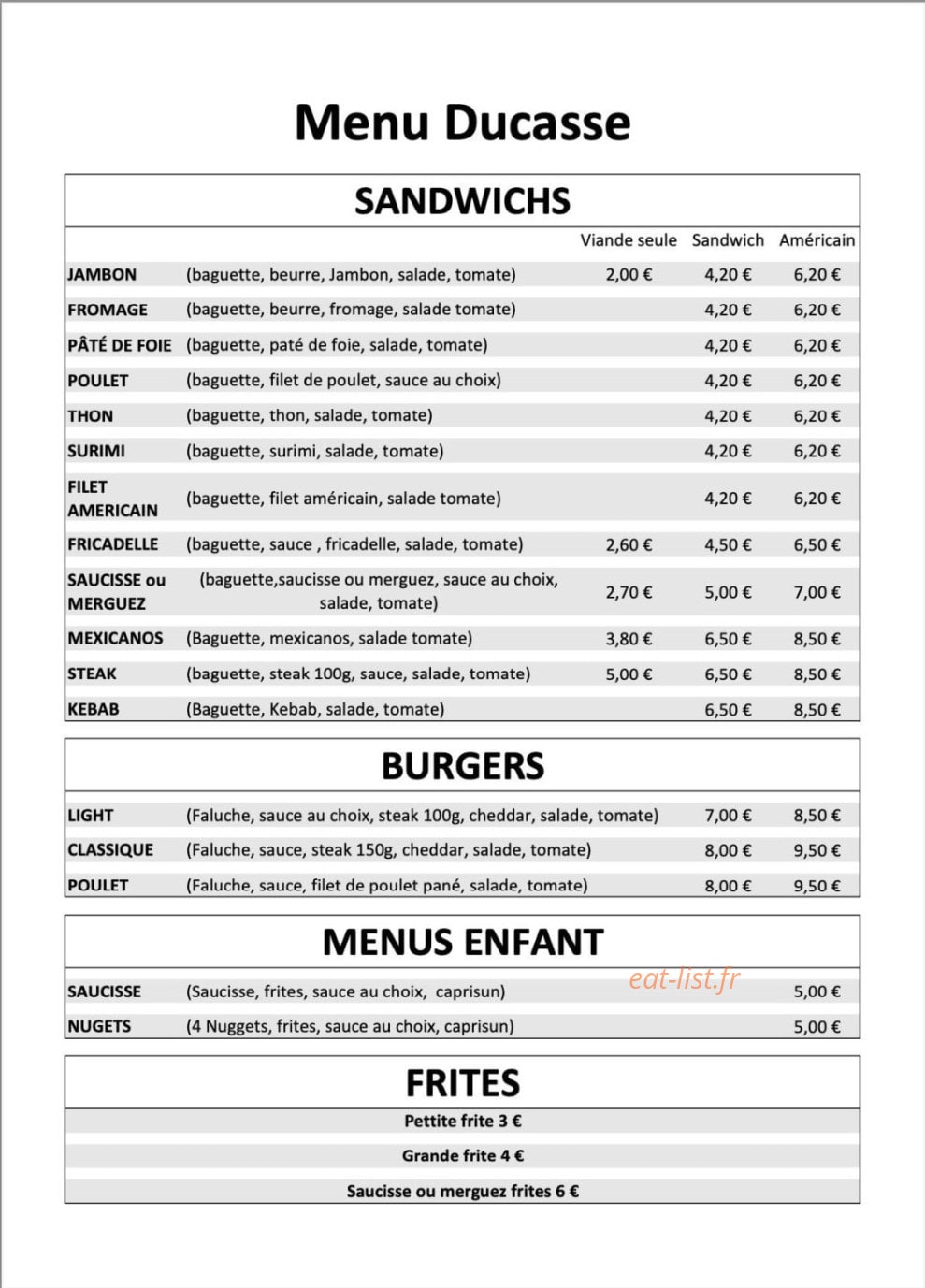 La Baracq — carte page 1