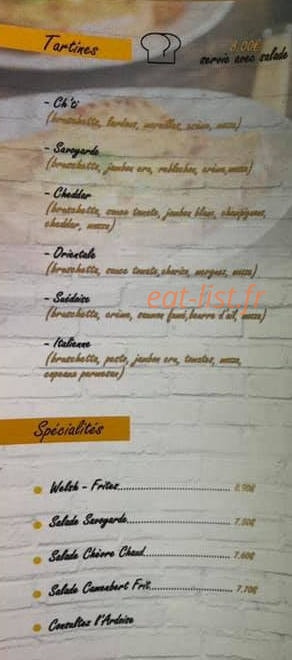 Frites et Compagnie — carte page 5