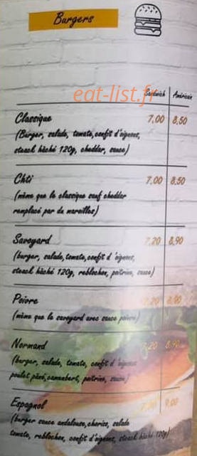 Frites et Compagnie — carte page 4