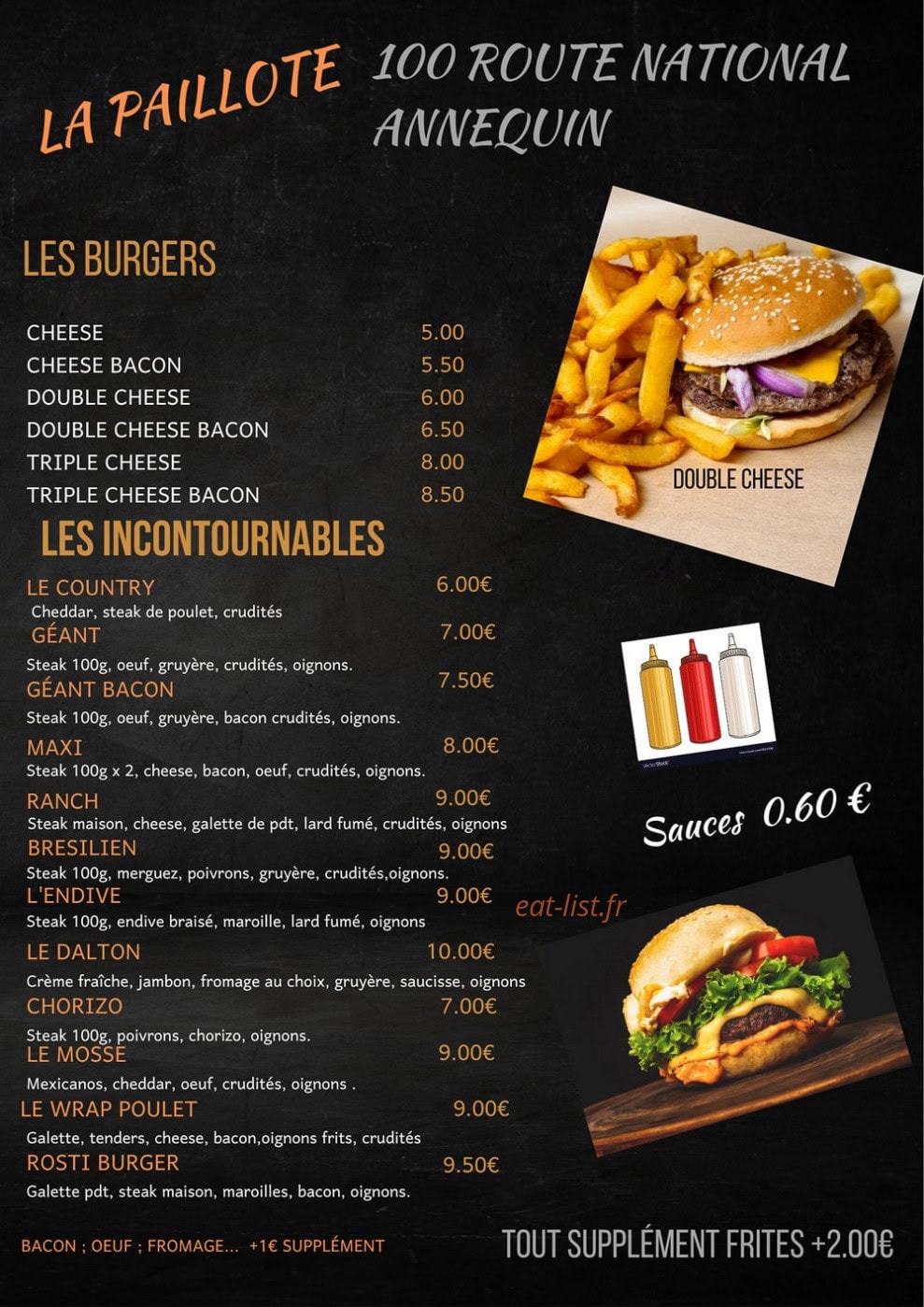 La Paillote — carte page 2