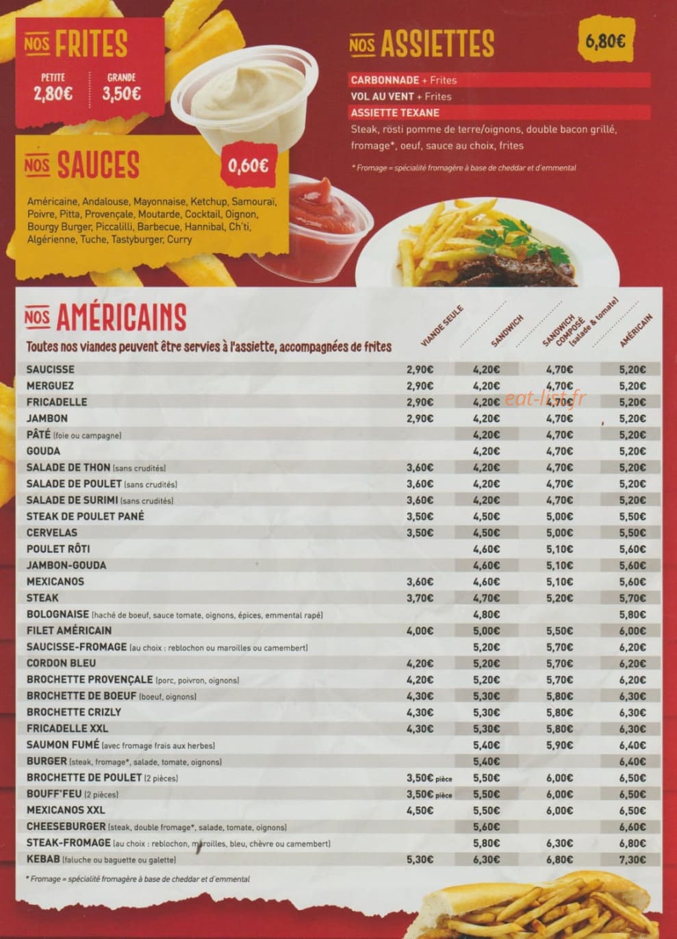Chez Sumo — carte page 5