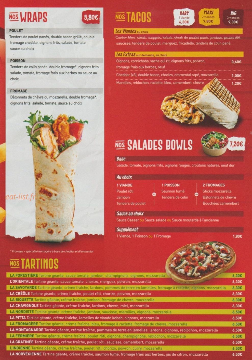 Chez Sumo — carte page 3