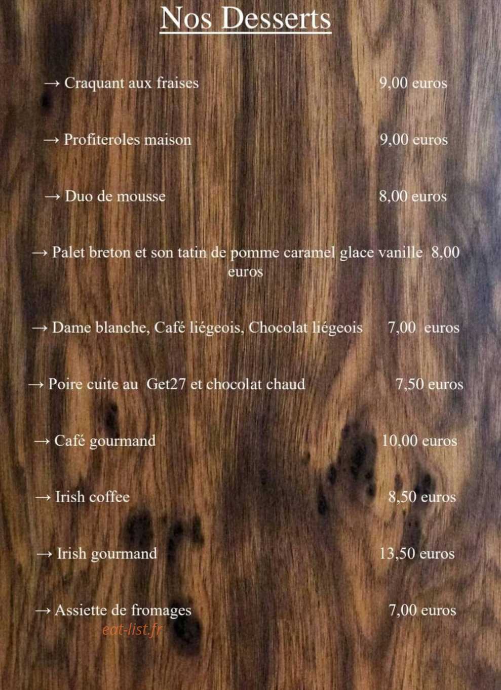 Chez Léa — carte page 3