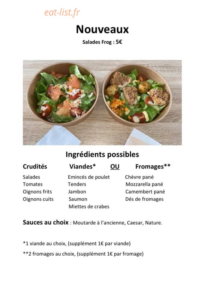Frites Frog — carte page 2
