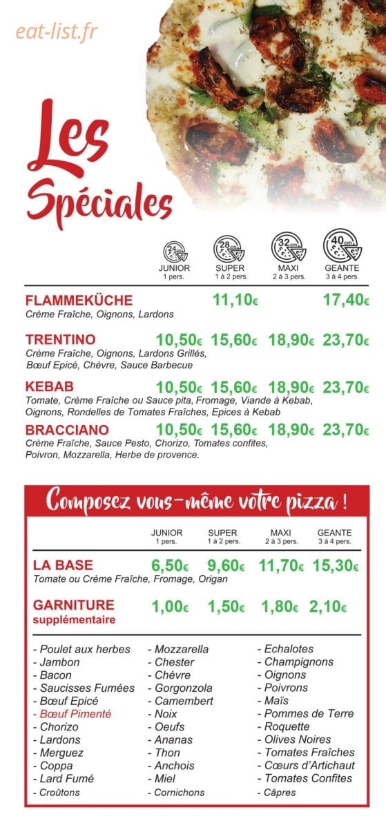 Spizza Carola — carte page 5