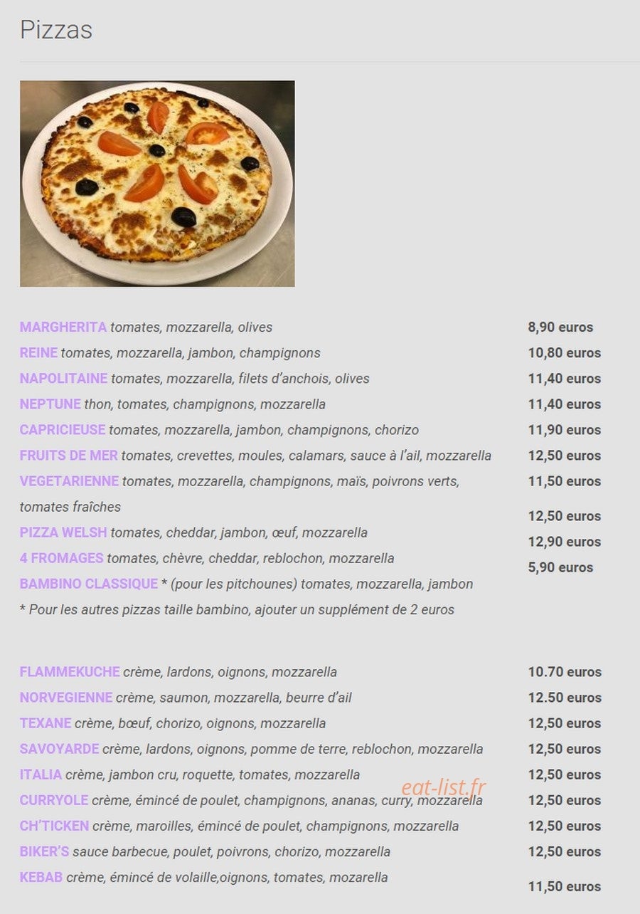 La crêpe dorée — carte page 2