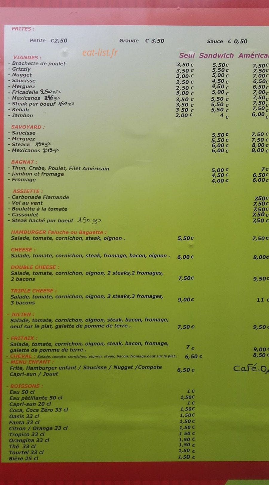 Fritaix — carte page 1
