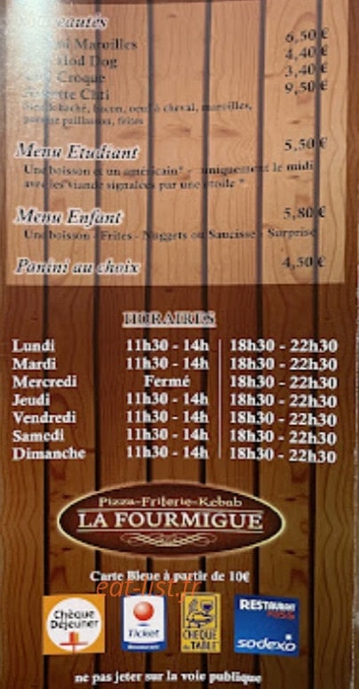 La Fourmigue — carte page 1