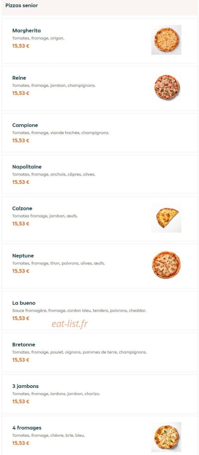 Pizza City — carte page 6
