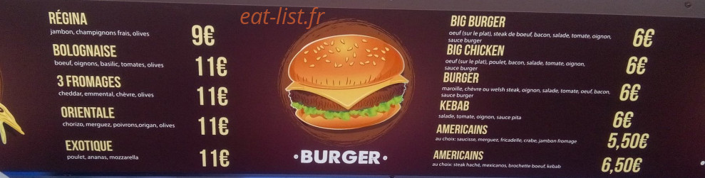 Buzz diners — carte page 2
