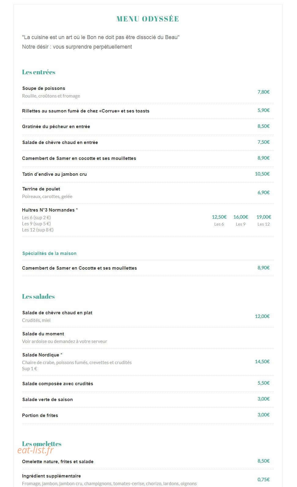 Odyssee — carte page 1